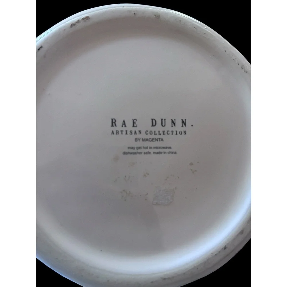 Rae Dunn Magenta 2017 COFFEE Canister Lid Ceramic 10.5
